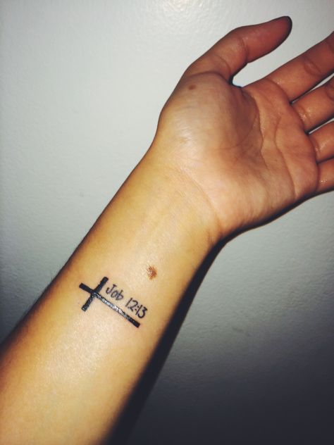 “But true wisdom and power are found in God; counsel and understanding are his. (‭Job‬ ‭12‬:‭13‬ NLT) But God Tattoo With Cross, But God Tattoo, Tattoo With Cross, Job 1 21, God Tattoo, Cross Tattoos, God Tattoos, Job 1, But God