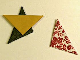 Folded Fabric Star, Diy Xmas Ornaments, Folded Star, Fabric Star, Christmas Patchwork, Folded Fabric Ornaments, Star Ornaments, Folded Fabric, Quilted Christmas Ornaments