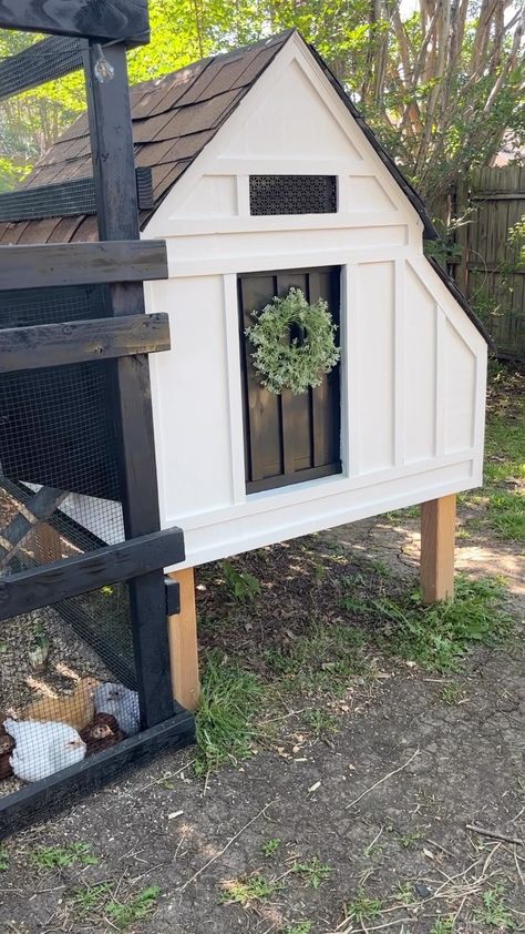 Sarah Polan | The chicken coop is finished! (Well mostly) Although I do still have some small aesthetic details to work out, this project is coming to… | Instagram Side Yard Landscaping Ideas, Backyard Chickens Diy, Chook House, Chicken Coop Designs Diy, Cute Chicken Coops, Small Chicken Coops, Easy Chicken Coop, Chicken Coop Garden, Landscape Tips