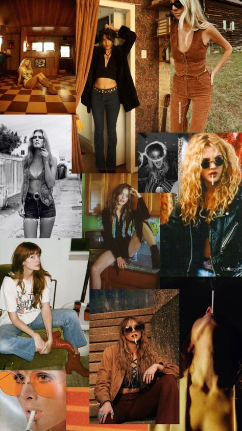 Moody and grungy 70s themed photoshoot Rockstar Aesthetic 70s, Grunge 70s Aesthetic, 80s Aesthetic Photoshoot, 70s Grunge Fashion, 1970 Photoshoot, 70s Style Photoshoot, 70s Theme Photoshoot, 70s Groupie Aesthetic, 70s Grunge Aesthetic