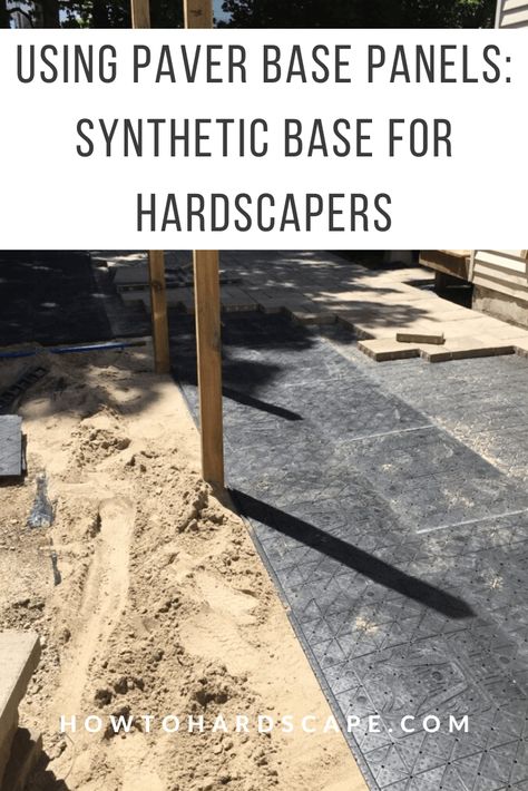 Paver Base Panels, Paver Boarder, Patio Hacks, Paver Base, Concrete Pavers Walkway, Sidewalk Landscaping, Pavers Diy, Diy Patio Pavers, Pavement Design