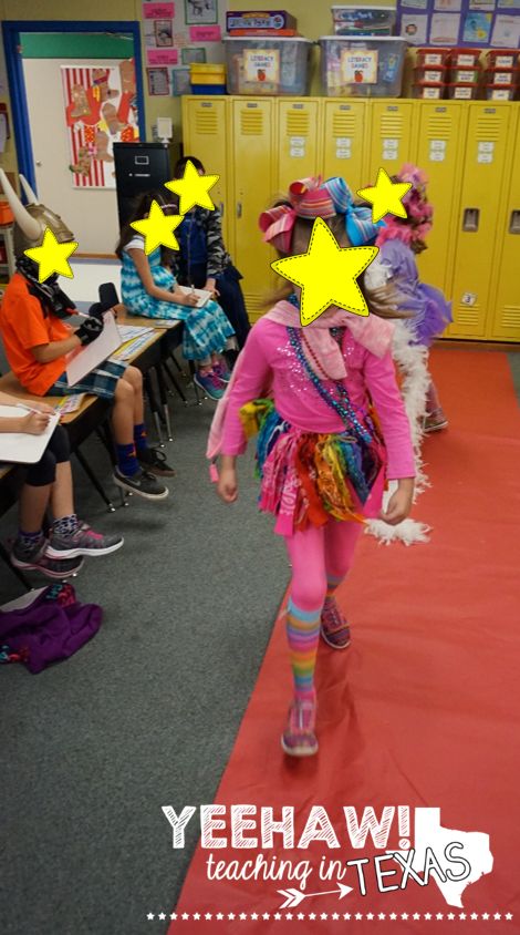 Yeehaw Teaching in Texas!: THE Adjective Fashion Show School Fashion Show Ideas, School Fashion Show, Hope King, Clothing Study, Educational Website, Nouns And Adjectives, 2nd Grade Ela, Classroom Transformation, School Week