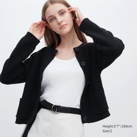 Discover great products at the best prices at Dealmoon. Uniqlo Knitted Short Jacket. Price:$29.90 at Uniqlo Knit Tweed, Uniqlo Jackets, Dressy Fashion, Knit Shorts, Short Jacket, Knit Jacket, Knit Jumper, Tweed Jacket, Jumpers And Cardigans