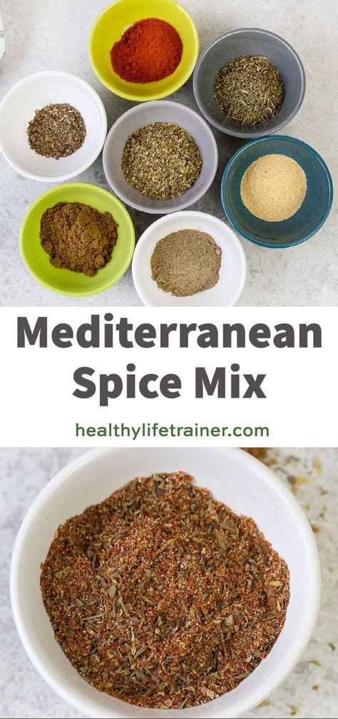 This Mediterranean spice mix gives the dishes a lovely aroma and a delicious flavour. #Mediterraneanspicemix #spicemix Essen, Air Fryer Dinner Ideas, Easy Chicken Meatballs, Dinner Recipes Air Fryer, Meatballs Chicken, Air Fryer Dinner, Mediterranean Seasoning, Dry Spices, Man Recipes