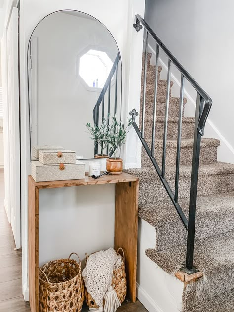 Entryway Table Minimalist, Tall Narrow Entryway Table, Small Entry Table And Mirror, Tall Narrow Console Table, Tiny Console Table Entryway, Accent Table Entryway, Small Console Entryway, Tiny Entry Table, Short Entryway Table