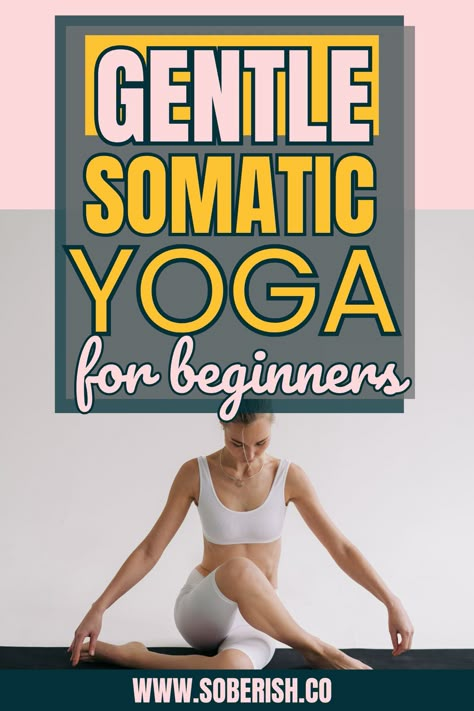 Dive into the world of somatic yoga with our beginner's guide! Learn how to get started with gentle somatic yoga exercises, and somatic yoga routines designed to enhance flexibility, release tension, and promote overall well-being. Somatic Yoga Workout, Free Somatic Yoga Workouts, 28 Day Somatic Yoga Challenge, What Is Somatic Yoga, Beginner Flexibility Routine, Free Somatic Yoga, Somatic Exercises Before Bed, Somatic Yoga For Beginners Free, Somatic Yoga For Plus Size