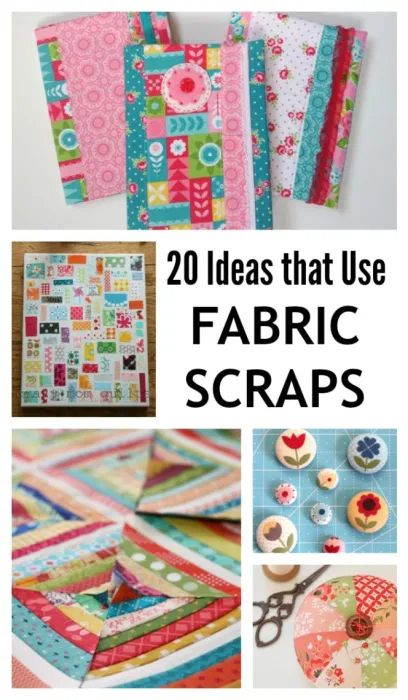 Ideas to use fabric scraps | Diary of a Quilter - a quilt blog Home Ec Sewing Projects, No Sew Fabric Projects, Sewist Patterns, Fabric Scrapes, Fabric Upcycling, Recycle Fabric Scraps, Use Fabric Scraps, Fabric Upcycle, Recycle Fabric