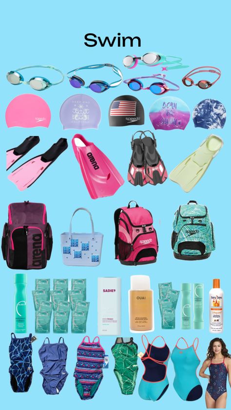 #swim stuff Swim Competition, Swim Essentials, Swim Bag, Competitive Swimming Aesthetic, Pull Buoys, Swimming Kit, Swimming Outfits, Swimming Gear, Swimming Pictures