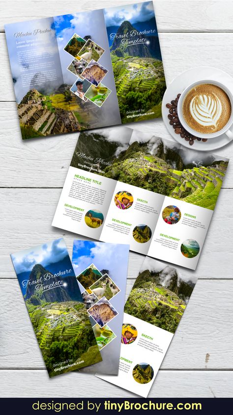 Travel Brochure Trifold, Brochures Design Layout, Travel Trifold Brochure Design, Tourism Brochure Design Creative, Travel Brochure Design Layout Trifold, Travel Brochure Design Creative Handmade, Travel Brochure Layout, Travel Brochure Design Layout, Travel Brochure Design Creative