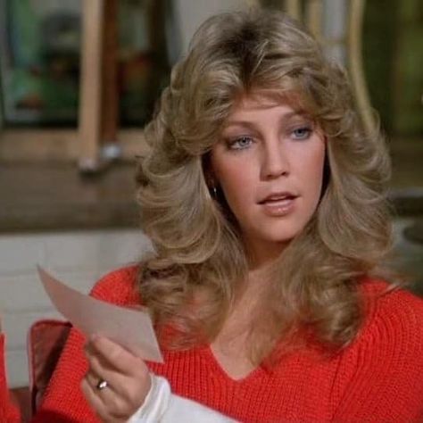 Heather Locklear Heather Locklear 80s, Heather Locklear, Cheryl Ladd, 80s Aesthetic, Girl Hairstyles, Heathers, Hair