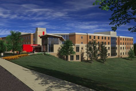 Along with other campus facilities renovations, construction of Phase II of Saints Hall expansion will be ongoing this summer. Maryville University, University Plan, Summer Months, Virtual Tour, The Expanse, This Summer, University, House Styles