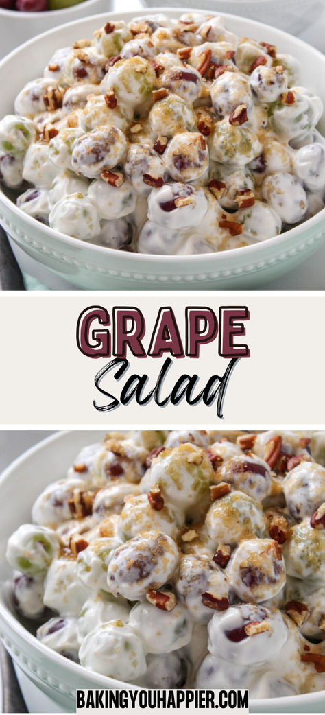 Diy Easy Recipes, Grape Salad, Salad Pasta, Fruit Dishes, Dessert Salads, Orzo, Fruit Recipes, Delicious Salads, Soup And Salad