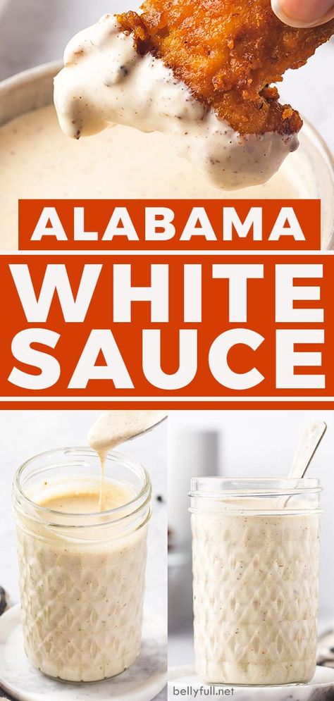 Alabama Sauce White, Chicken White Sauce Recipe, White Meatball Sauce, Celery Seed White Bbq Sauce, White Sauce Recipe For Chicken, White Burger Sauce, Sweet White Sauce Recipe, White Sauce Bbq, Keto White Sauce Recipe