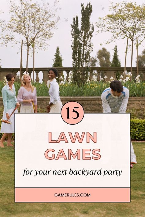 We have made a list of incredible backyard party games for your next get-together. Take some of the work out of hosting and enjoy are recommended lawn games. Both child and adult alike will delight in these fun lawn games. Lawn Games Party, Lawn Games For Adults, Garden Party Games For Adults, Adult Backyard Games, Outdoor Party Games For Adults, Outdoor Games For Adults Backyards, Outdoor Games For Kindergarten, Games For Toddlers Outdoor, Backyard Games For Adults