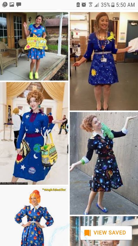 Ms. Frizzle Diy Miss Frizzle Costume, Mrs Frizzle Outfits, Ms Frizzle Costume Diy, Diy Ms Frizzle Costume, Ms Frizzle Outfits, Mrs Frizzle Dress, Miss Frizzle Outfits, Mrs Frizzle Costume, Ms Frizzle Costume