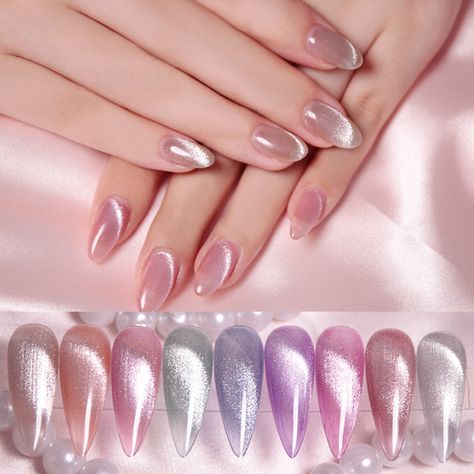 Baby Boomer Nails, Nail Ideas Acrylic, Decoration Nails, 2023 Nails, Subtle Nails, Shine Nails, Blush Nails, Glass Nails, Cat Eye Nails