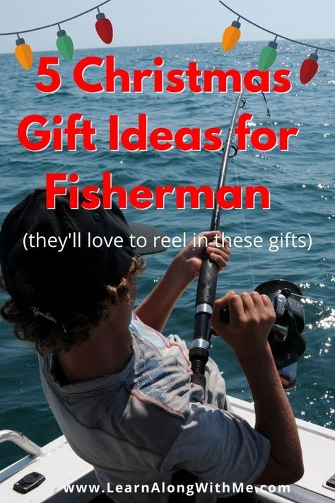 got a fisherman on your Christmas list? Gifts For The Fisherman Dads, Fisherman Gift Ideas, Ice Fishing Gifts, Gifts For Fisherman, Fishing Christmas Gifts, Christmas Presents For Boyfriend, Fishing Gifts For Men, Gift For Fisherman, Fishing Christmas