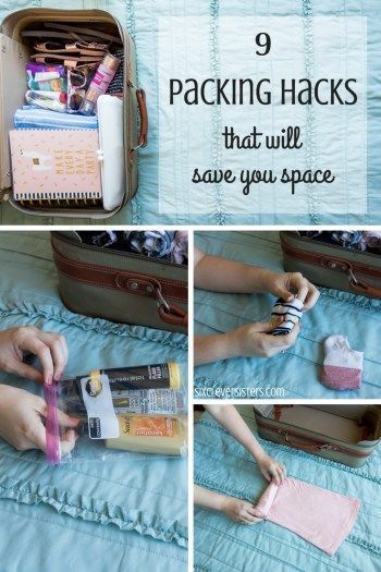 Packing Tips For Travel 2 Weeks, Decorate Suitcase For Travel, How To Pack To Save Space, Organizing Suitcase Travel Packing, Beach Packing Hacks, Packing Tips For Vacation Suitcases, Packing For Flight Tips, Holiday Packing Hacks, Flying Tips Packing