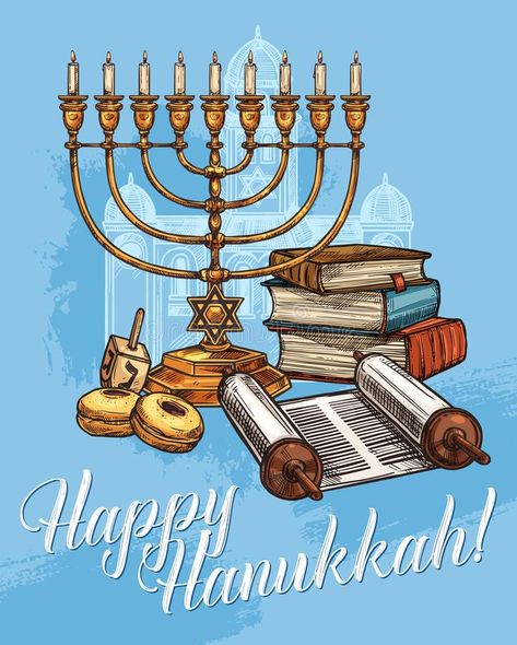 Happy Hanukkah greeting card, vector sketch. Happy Hanukkah greeting card, Jewis , #SPONSORED, #vector, #sketch, #Jewish, #card, #Happy #ad Natal, Managua, Hanukkah Pictures, Hanukkah Greetings, Happy Hanukkah Images, Greeting Card Sketches, Hebrew Holidays, Hanukkah Quote, Jewish Holiday Cards