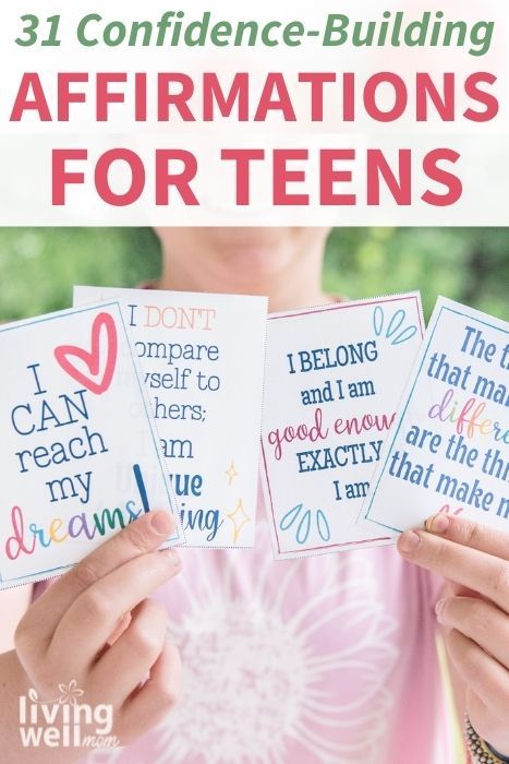 Valentine Affirmations For Teens, Positive Self Affirmations For Teens, Daily Affirmations For Teenage Girl, Teen Vision Board Ideas, Self Love Activities For Teens, Encouragement For Teens, Vision Board For Teens, Affirmations For Teen Girls, Teen Affirmations