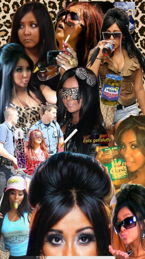 #snooki Snooki Pfp Aesthetic, Snooki Cheetah Print, Snooki Where's The Beach Outfit, Snooki Makeup Look, Snooki Costume Ideas, Snooki Cheetah Print Dress, Snooki Hair Color, Iconic Snooki Outfits, Snooki’s Costume