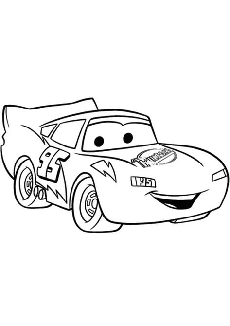 The Lightning McQueen Coloring Page Toy Story Coloring Pages, Race Car Coloring Pages, Cars Coloring, Summer Coloring, Truck Coloring Pages, Cars Coloring Pages, Mermaid Coloring Pages, Dinosaur Coloring Pages, Printable Adult Coloring Pages