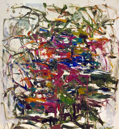 Joan Mitchell. Sans titre. 1957. Collection of the Joan Mitchell Foundation, New York.    © Estate of Joan Mitchell.    Share this image Swimming Painting, Helen Frankenthaler, Franz Kline, Joan Mitchell, Willem De Kooning, Action Painting, Abstract Designs, Abstract Expressionist, Abstract Artists