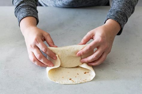 Fold A Burrito How To Wrap, How To Fold A Chimichanga, How To Fold Burrito Tortillas, How To Roll Burrito How To Wrap, Folding Burritos How To Wrap, How To Fold A Burrito Video, How To Roll A Burrito Tortilla, How To Fold A Wrap Sandwich, How To Make Burritos Wrap