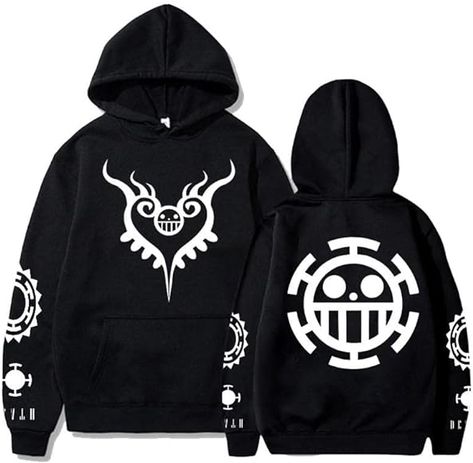 Hoodie One Piece Unisex Kapuzenpullover Pullover mit Anime Druck : Amazon.de: Fashion One Piece Hoodie, Law One Piece, Nerd Fashion, Stylish Men Casual, Trafalgar Law, Anime Hoodie, Oversized Pullover, Workout Sweatshirt, Casual Hoodie