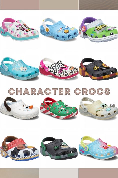 Slide into a world of magic and adventure with our all-new Character Crocs collection! 🌈✨ Featuring your favorites from Frozen ❄️, Toy Story 🧸, Harry Potter 🧙‍♂️, and so many more iconic characters, there's a pair for everyone to love. Whether you’re a fan of Disney, Pixar, or the wizarding world, these Crocs let you show off your unique style and favorite characters in comfort. Which character will you rock today? 👟💖 #CrocsCollection #CharacterCrocs #DisneyFans #HarryPotter Crocs Collection, You Rock, Iconic Characters, Wizarding World, Toy Story, Disney Pixar, Pixar, Favorite Character, Unique Style