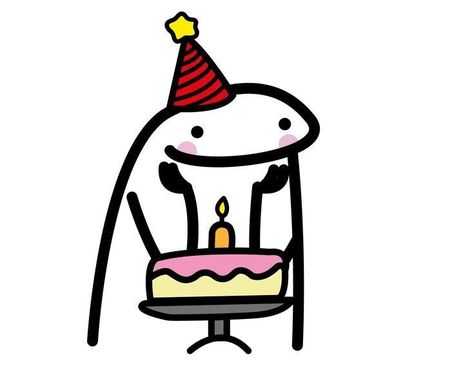 #flork #birthday Flork Sticker, Happy Birthday Doodles, Happy Birthday Icons, Birthday Doodle, Happy Birthday Png, Birthday Icon, Birthday Cartoon, Happy Birthday Wishes Cards, Happy Birthday Meme