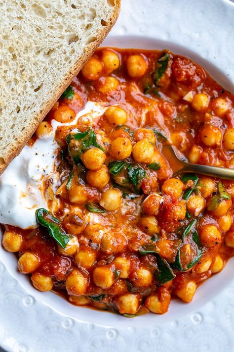 Brisket Braised Chickpeas, Beans And Chickpea Recipe, Essen, Garlic Chickpea Recipes, Tomato Chickpea Stew, Hot Chickpea Recipes, Chickpea Skillet Recipes, Chick Pea Soup Tomato, Cheakpeas Soup Recipes