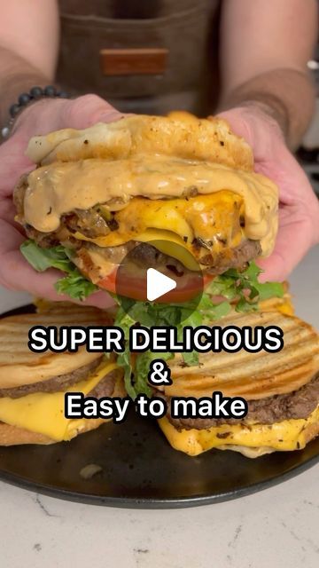 Kyle Smith on Instagram: "If In N out made a grilled cheeseburger animal style it might just look like this !  ✅Join the shred fam and snatch up 145 recipes in my bio. Macros and ingredients below.   441 calories 62g protein, 23 carbs, 16 fat  To make one you’ll need  6oz. 96/4 beef (make 2, 3oz. Patties 2 slices velveeta  Oro wheat keto bun  White onion Tomato  Lettuce   Sauce: 1tbsp light mayo  1tsp relish Paprika  White vinegar  Mustard  Light ketchup   SHRED IN A TASTY WAY   #cheeseburger #burger #easyrecipe #proteinpacked #cozy #foodiegram" Tasty Shreds Recipes Kyle Smith, Kyle Smith Recipes, In And Out Onion Burger, Keto Bun, Onion Burger In And Out, Oklahoma Onion Smash Burger, Whataburger Mushroom Swiss Burger Sauce, Kyle Smith, Cowboy Butter