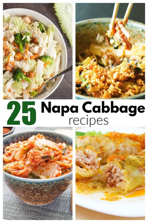 Napa Cabbage Kimchi, Napa Cabbage Slaw Recipes, Asian Napa Cabbage Recipes, Nappa Cabbage Rolls Recipes, Recipes Using Napa Cabbage, Recipes With Napa Cabbage, Cabbage Recipe Asian, Nappa Cabbage Salad Recipes, Napa Recipes