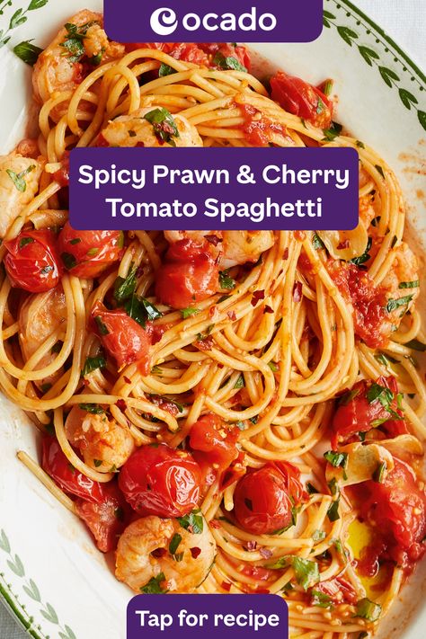 Dinner Ideas Prawns, Prawns And Spaghetti, Prawns Spaghetti Recipe, Spaghetti With Prawns, Prawn Linguine Recipe Tomato, Prawn And Tomato Pasta, Prawn And Pasta Recipes, Italian Prawn Recipe, Healthy Prawn Pasta