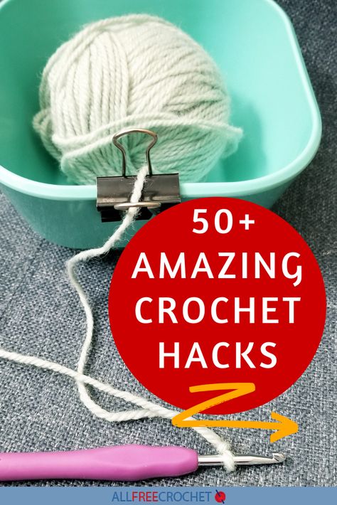 Knit With Crochet Hook, Crochet Projects Bulky Yarn, Easy Left Handed Crochet Patterns, Knitting Hacks Tips And Tricks, Crochet Tricks And Tips, Easy Diy Crochet Projects, Crochet Hacks Tips And Tricks, Yarn Hacks, Crochet Tricks