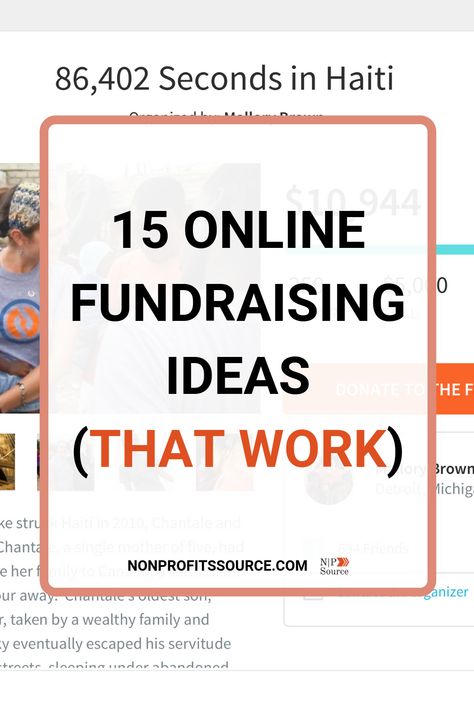 Start raising more money online with fundraising ideas and strategies (that actually work). Virtual Fundraising Ideas, Online Auction Ideas, Fundraising Ideas Non Profit, Online Fundraising Ideas, Nonprofit Grants, Fundraising Games, Ways To Fundraise, Creative Fundraising, Unique Fundraisers