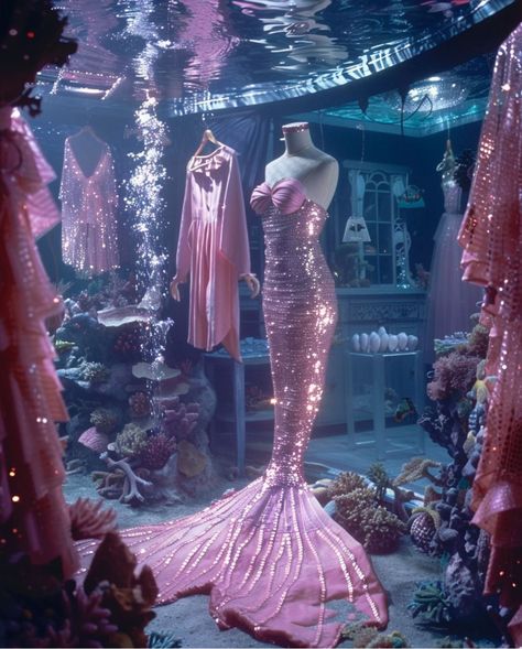 Mermaid Aesthetic, Mermaid Dreams, Pink Mermaid, Barbie Princess, Barbie Movies, Mermaid Fashion, Barbie World, Pretty Dresses, Dress To Impress