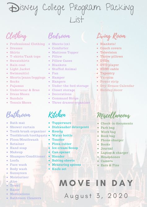 Disney College Program Packing List Dcp Bucket List, Disney College Dorm Room Ideas, Dcp 2x2 Room, Disney College Program Bucket List, Disney Cultural Exchange Program, Dcp Packing List Disney College Program, Disney College Program Packing List, Dcp Room Ideas, Disney Collage Program