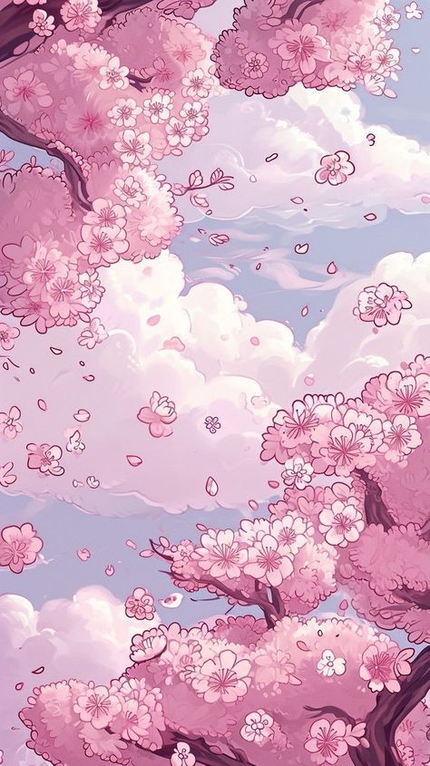 Sakura Aesthetic Wallpaper, Pink Kawaii Aesthetic, Lie With Me, Pink Wallpaper Kawaii, Frühling Wallpaper, ملصق بحث, Cherry Blossom Wallpaper, Pink Kawaii, Dreamy Artwork