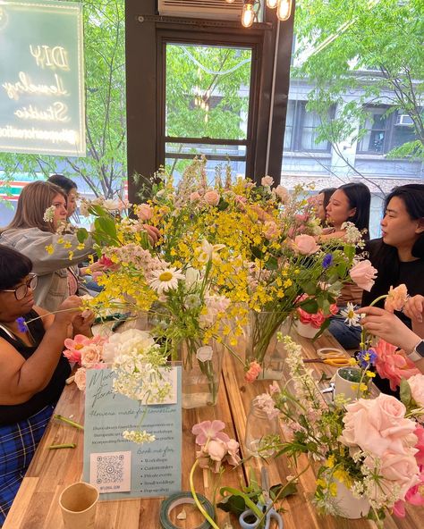 Floral arranging and pearl bracelet making workshop was a success❤️ Thank you @thepearlcreationsnyc for providing a beautiful space for an intimate workshop 🫶 Stay tuned for future workshops🌷 Will you attend one? #floralarrangement #nycworkshop #nycflowerworkshop Floral Arrangement Workshop, Flower Arrangement Workshop, Floral Workshop, Flower Workshop, Nyc Florist, Floral Arranging, Floral Shop, Beautiful Space, Pearl Bracelet