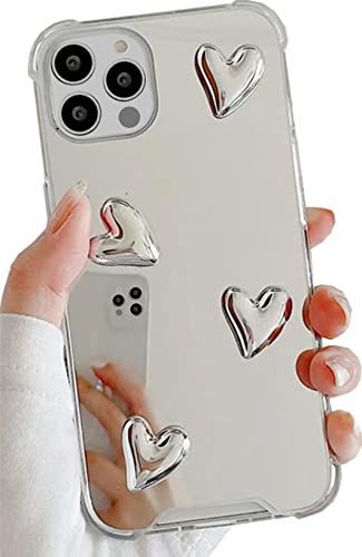 Carly Haber's Amazon Page 3d Phone Cases, Clear Makeup, Silicone Makeup, Mirror Case, Heart Mirror, Iphone Case Protective, Plastic Phone Case, Aesthetic Phone Case, Cute Heart