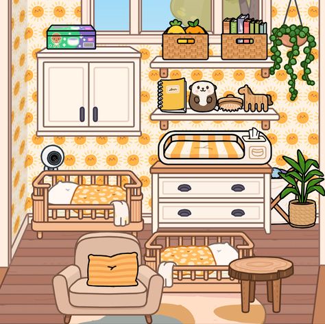 Toca Boca Bedroom For 2, Toca Boca New Family House Ideas, Parents Toca Boca Room, Toca Boca House Ideas Family Of 5, Toca Boca Home Ideas Aesthetic, Toca Boca Room Ideas In Big Family House, Toca World Family House, Toca World Big Family Home, Toca Boca Room Ideas Big Family Home New