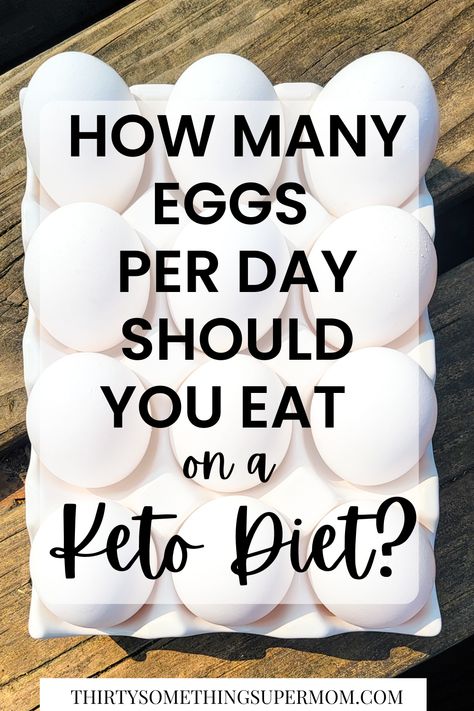 This post answers the question of how many eggs a day on a keto diet are allowed and tells you everything you need to know about eggs! How Many Eggs To Eat A Day, Keto Hard Boiled Egg Recipes, Hard Boiled Eggs Benefits, Creative Egg Recipes, Egg Nutrition Facts, Egg Calories, Egg Diet Plan, Low Estrogen Symptoms, Eating Eggs