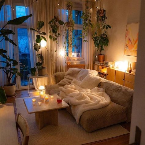 Mood Lighting Living Room, Dorm Living Room Decor, Candle Lighting, Room Vibes, Dorm Living Room, Babe Cave, Dream Apartment Decor, Future Apartment Decor, Apartment Aesthetic