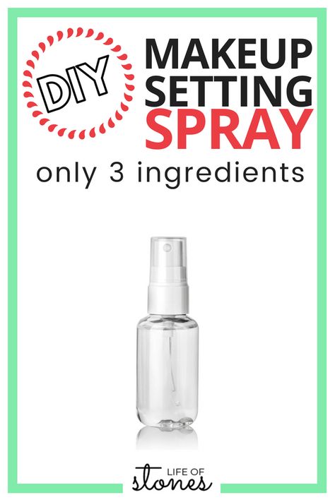 Cheap Setting Spray, Homemade Setting Spray, Diy Setting Spray, Diy Makeup Setting Spray, Makeup Last All Day, Matte Setting Spray, Makeup Finishing Spray, Make Your Own Makeup, Homemade Makeup