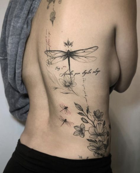 Infinity Dragonfly Tattoo For Women, Dragon Fly Tattoo For Women, Dragonfly Tattoo For Women, Dragonfly Tattoo Design With Flowers, Dragonfly Tatoos, Small Spiritual Tattoos, Dragonfly Tattoos, Dragonfly Tattoo Design, Spiritual Tattoos