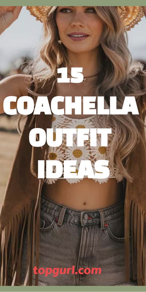 15 Coachella Outfits That Are Positively Festival Fab. Festival Glam Outfit, Acl Festival Outfit Ideas, Leg Chain Outfit, Electric Festival Outfit, Overall Festival Outfit, Festival Outfit Ideas 2024, Western Coachella Outfit, Outdoor Festival Outfit Summer, Coachella Outfit 2024