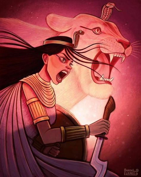 Sekhmet Aesthetic, Sekhmet Goddess Art, Sekhmet Art, Seth God, Egyptian Illustration, Sekhmet Goddess, Bastet Goddess, Goddess Sekhmet, Kemetic Spirituality