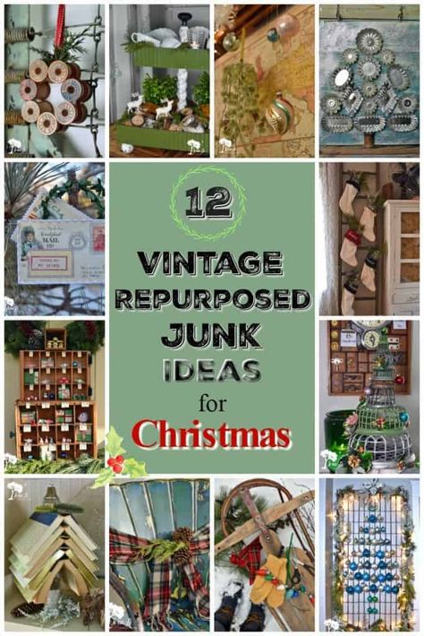 Repurposed Junk, Gardening Crafts, Christmas Booth, Vintage Sled, Vintage Christmas Crafts, Vintage Inspired Christmas, Vintage Repurposed, Christmas Tree Stand, Old Christmas